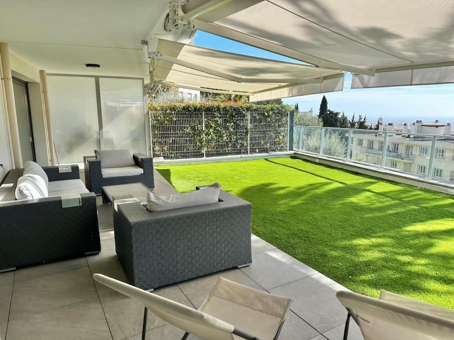 Appartement Paradise - Piscine, Clim Et Parking Nice