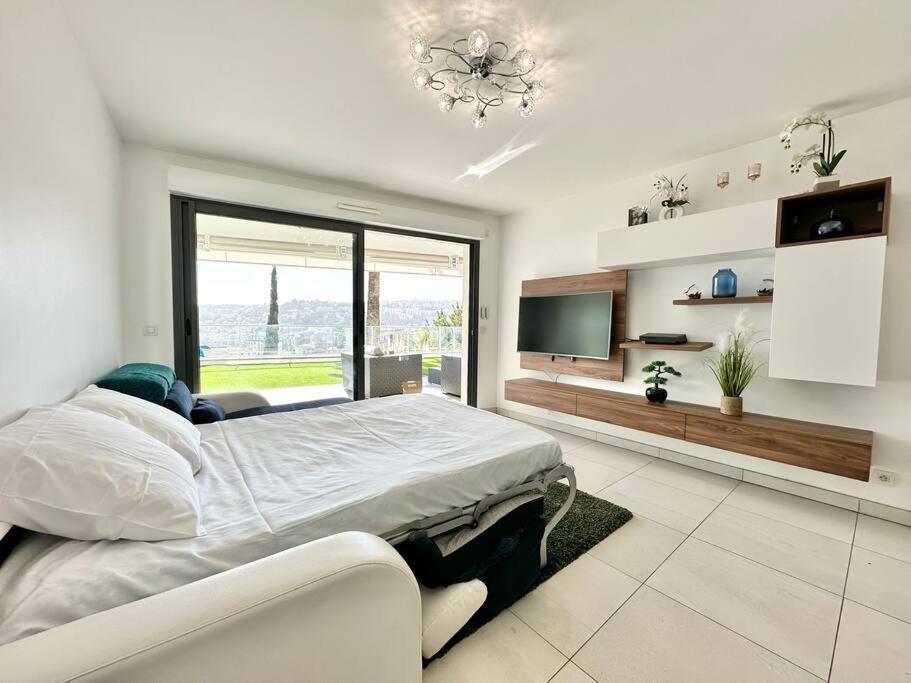 Paradise - Piscine, Clim Et Parking Appartement Nice